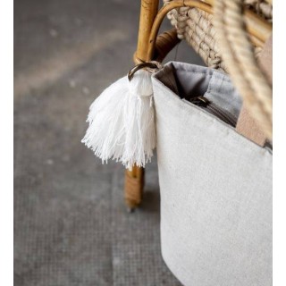 Colgante Borla Menta La Giraffa Bianca e Blu