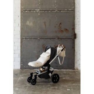 Saco para silla Tulip Lino Beige interior borreguito La Giraffa Bianca e Blu