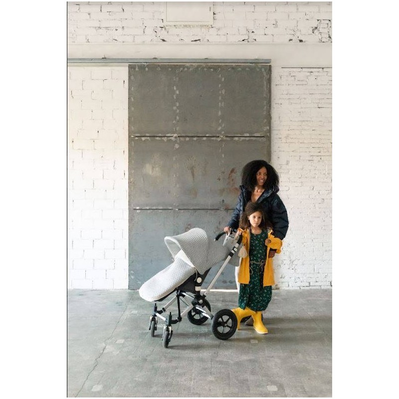 Saco para silla Donatello Punto Gris La Giraffa Bianca e Blu Saco para silla Donatello Punto Gris La Giraffa Bianca e Blu