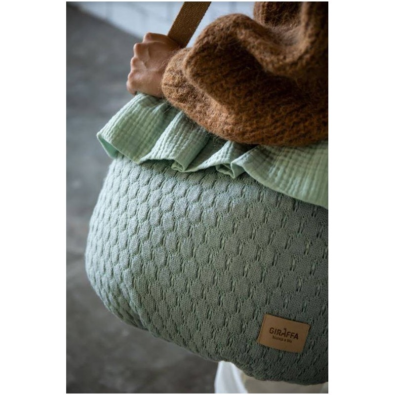 Bolsa Sweet Donatello Punto Menta La Giraffa Bianca e Blu Bolsa Sweet Donatello Punto Menta La Giraffa Bianca e Blu