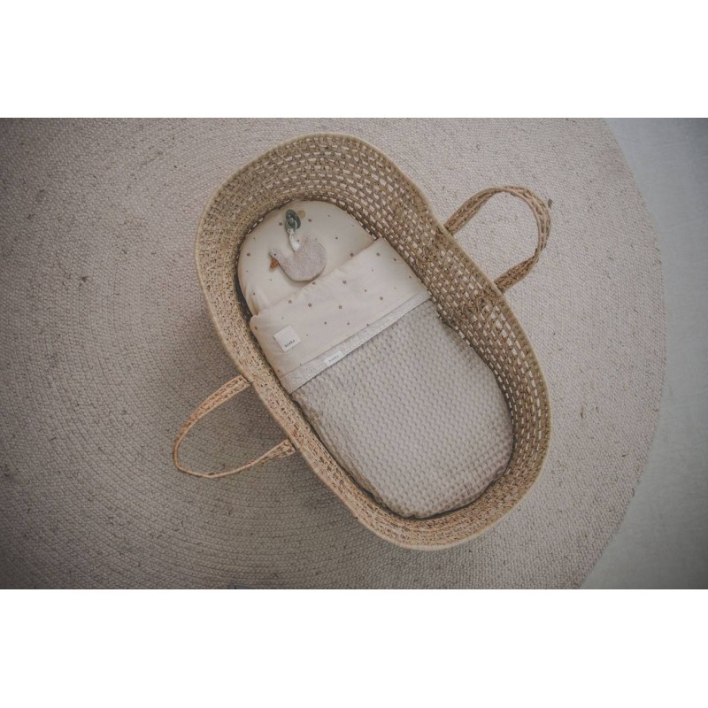 Manta para mini cuna Koeka Olso/teddy sand pebble