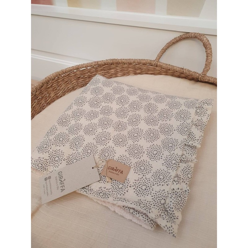 Toquilla Acqua Crema Volante Borrego La Giraffa Bianca e Blu