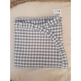 Toquilla Petra Negro Volante Borrego La Giraffa Bianca e Blu