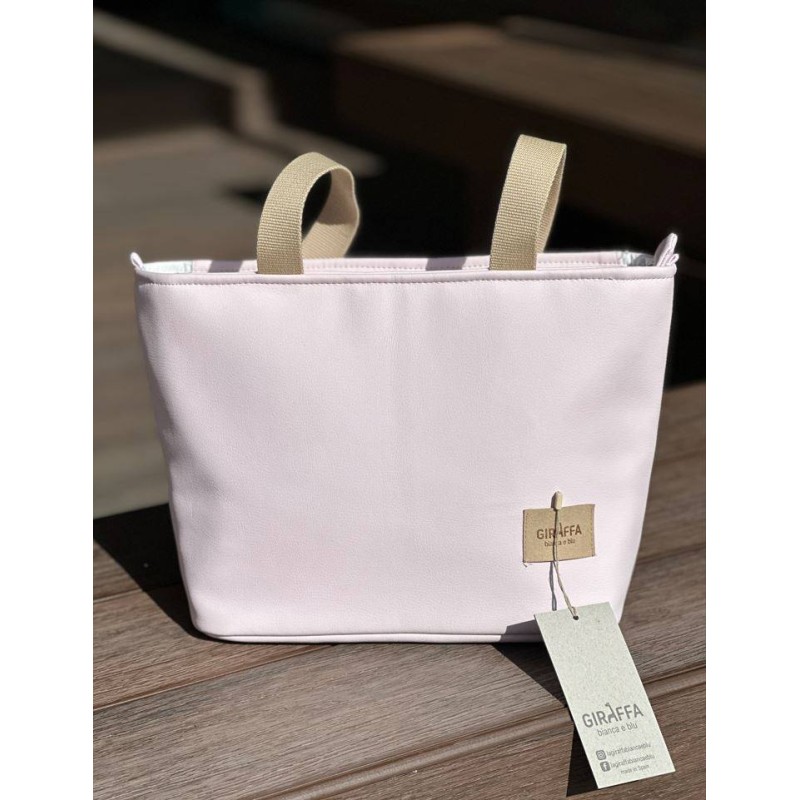 Bolsa Two Leo Ecopiel Rosa Empolvado