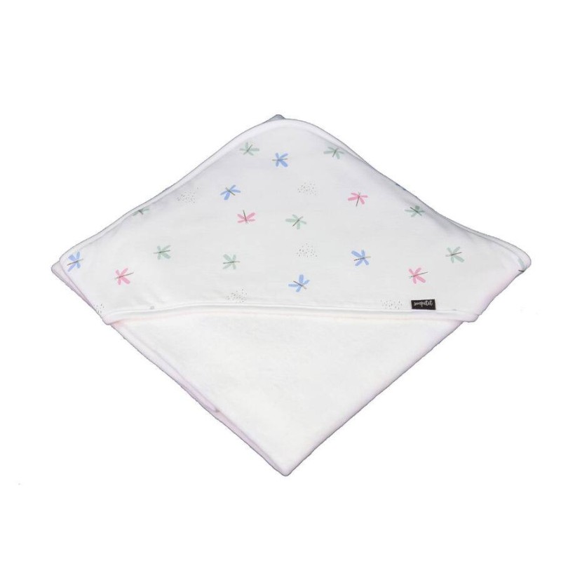 Capa de baño algodón orgánico Libélula Capa de baño algodón orgánico Libélula