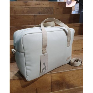 Canastilla Tulip Lino La Giraffa Bianca e Blu