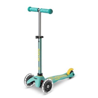 Patinete Mini-Micro DELUXE ECO Menta Led