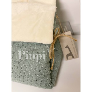 Saco para silla Donatello Punto Menta interior pelo La Giraffa Bianca e Blu