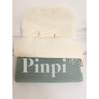 Saco para silla Donatello Punto Menta interior pelo La Giraffa Bianca e Blu