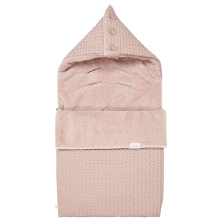 Saco para capazo y Grupo 0 Koeka Oslo Pink Grey