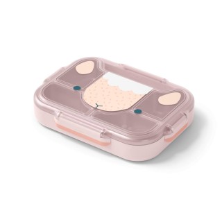 Tartera Monbento para niños compartimentos acero inoxidable Wonder rosa