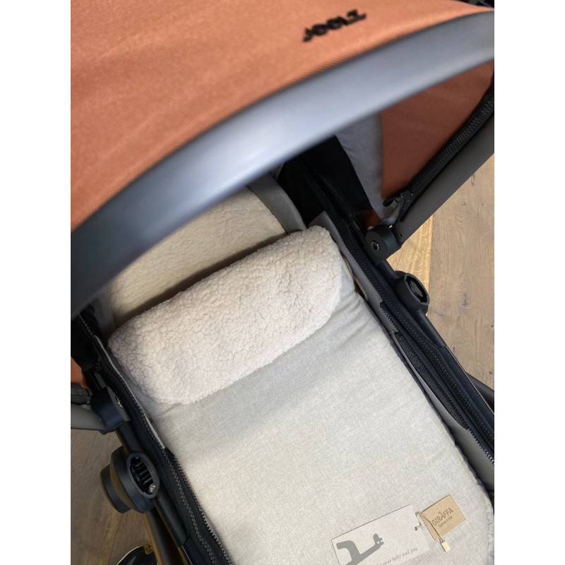 Saco para capazo Tulip  Borreguito La Giraffa Bianca e Blu