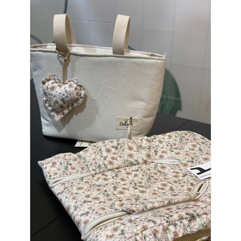 Colchoneta recta volante universal Yoko La Giraffa Bianca e Blu Colchoneta recta volante universal Yoko La Giraffa Bianca e Blu