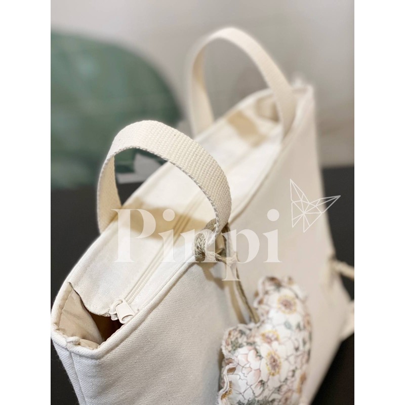 Bolsa Two Essenza crudo La Giraffa Bianca e Blu