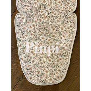 Colchoneta para silla Joolz HUB Yoko La Giraffa Bianca e Blu