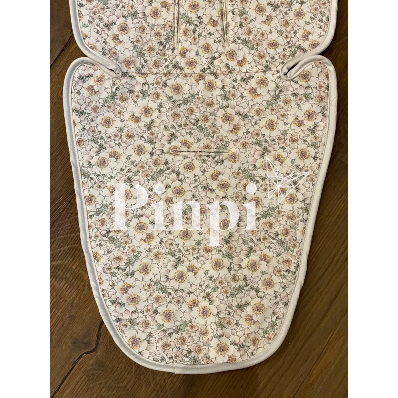 Colchoneta para silla Joolz HUB Yoko La Giraffa Bianca e Blu