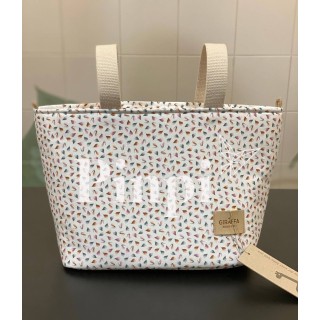 Bolsa Two Iris La Giraffa Bianca e Blu