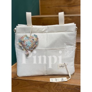 Colgante corazón Melissa La Giraffa Bianca e Blu Colgante corazón Melissa La Giraffa Bianca e Blu