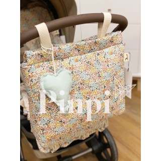 Bolsa walk bolsillos Melissa Giraffa Bianca e Blu