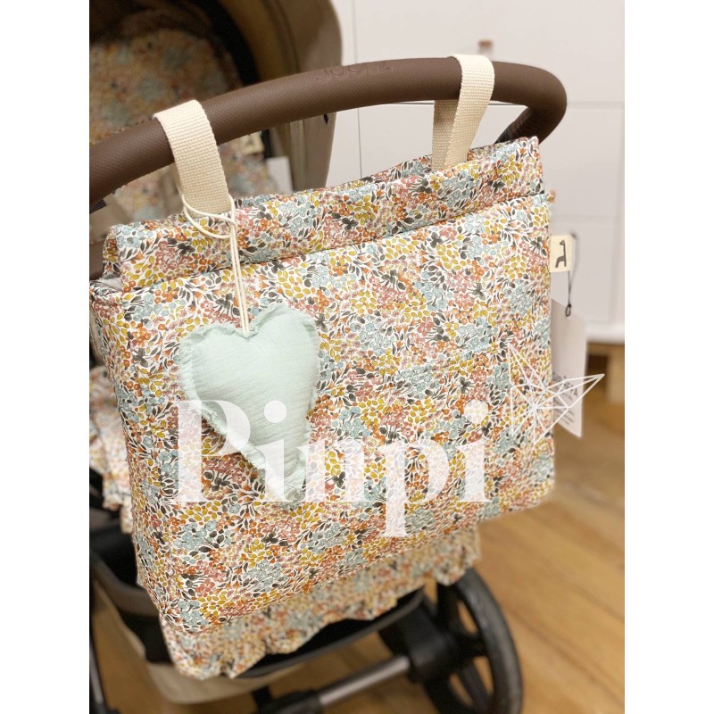 Bolsa walk bolsillos Melissa Giraffa Bianca e Blu