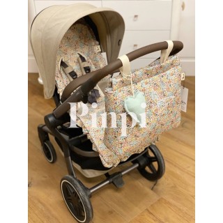 Bolsa walk bolsillos Melissa Giraffa Bianca e Blu