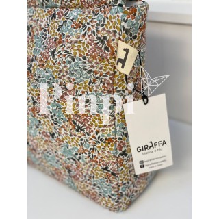 Bolsa walk bolsillos Melissa Giraffa Bianca e Blu