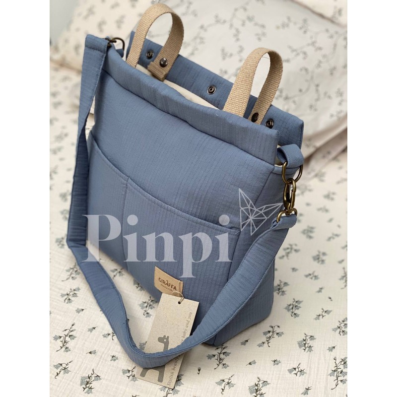 Bolsa Walk bolsillos Zeus La Giraffa Bianca e Blu