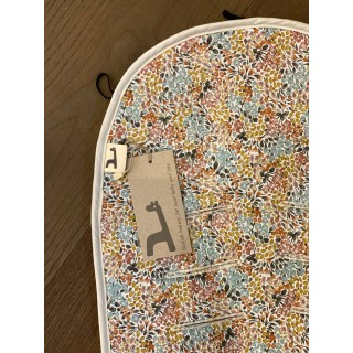 Colchoneta para silla Joolz HUB Melissa Giraffa Bianca e Blu Colchoneta para silla Joolz HUB Melissa Giraffa Bianca e Blu