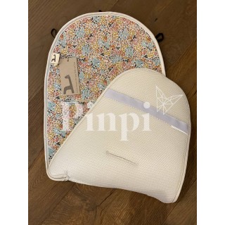 Colchoneta para silla Joolz HUB Melissa Giraffa Bianca e Blu Colchoneta para silla Joolz HUB Melissa Giraffa Bianca e Blu