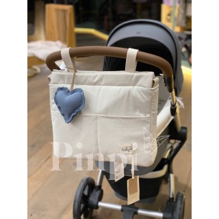 Bolsa bolsillos Essenza La Giraffa Bianca e Blu