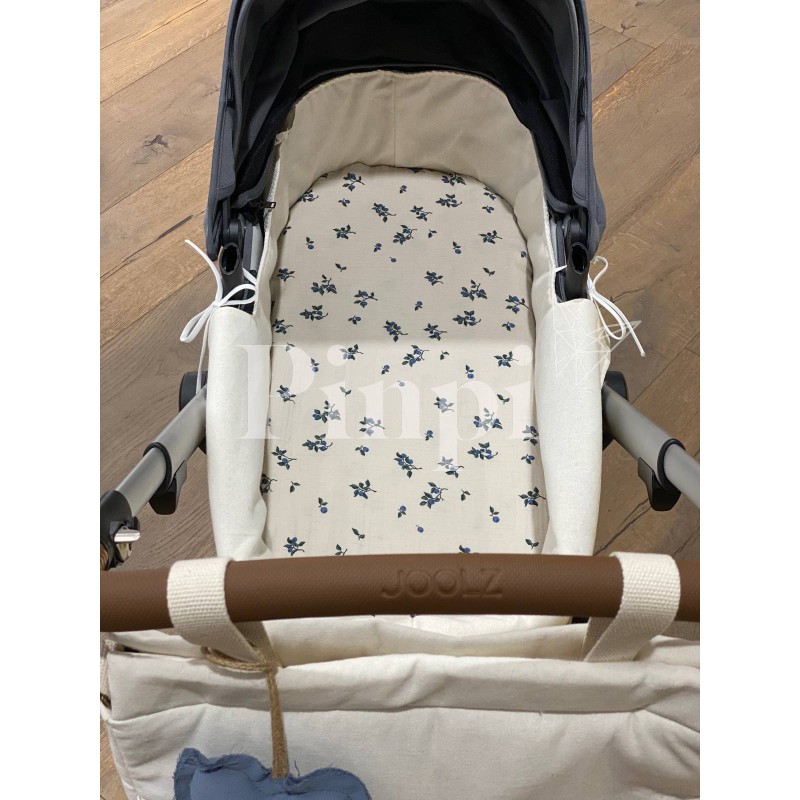 Bolsa bolsillos Essenza La Giraffa Bianca e Blu