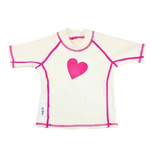 Camiseta manga corta con protección solar Corazones