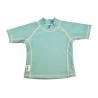 Camiseta manga corta con protección solar Verde agua