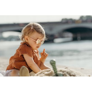 Gafas de sol irrompibles Ki et La Ourson Peach Gafas de sol irrompibles Ki et La Ourson Peach