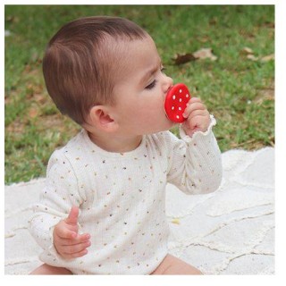 Mordedor- chupete juguete sensorial Spotty The Mushroom Mordedor- chupete juguete sensorial Spotty The Mushroom