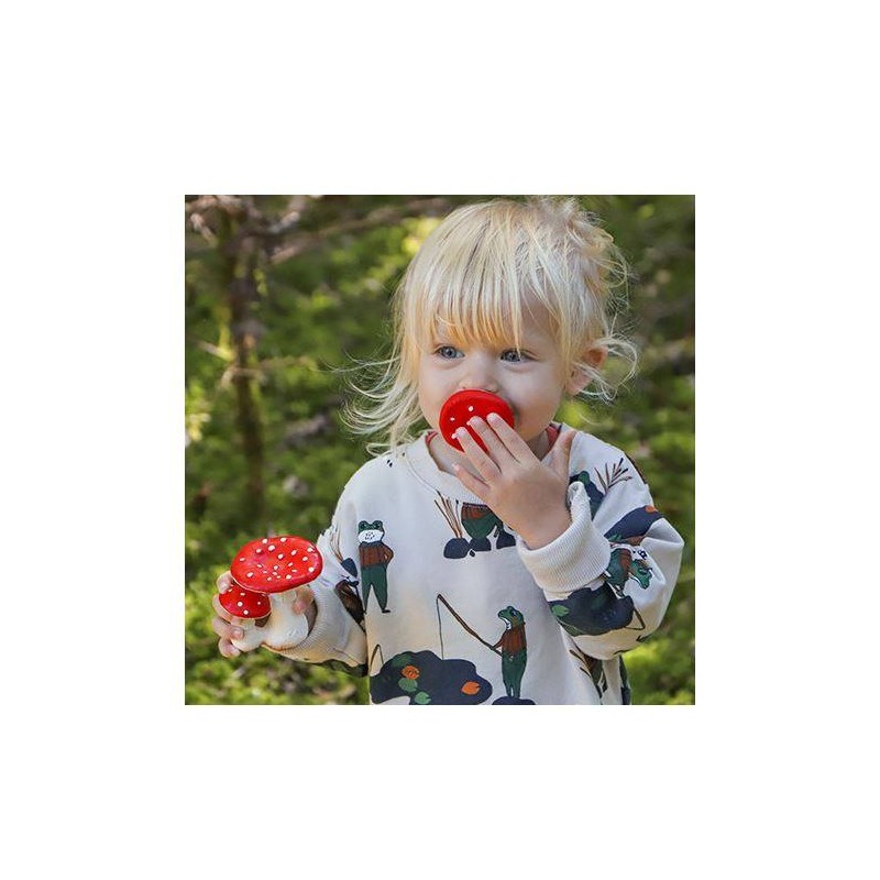 Mordedor- chupete juguete sensorial Spotty The Mushroom Mordedor- chupete juguete sensorial Spotty The Mushroom