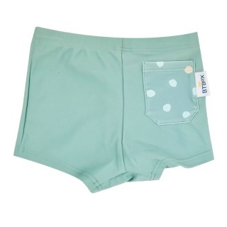 Short lycta con protección solar verde agua