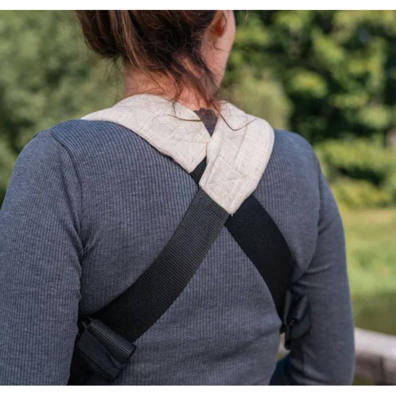 Mochila Ergonómica Bykay Click Carrier Classic Baby Linnen Lace Mochila Ergonómica Bykay Click Carrier Classic Baby Linnen Lace