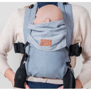 Mochila Ergonómica Bykay Click Carrier Classic Baby Stone Washed