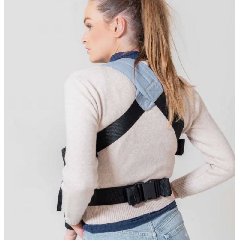 Mochila Ergonómica Bykay Click Carrier Classic Baby Stone Washed