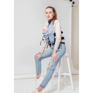 Mochila Ergonómica Bykay Click Carrier Classic Baby Stone Washed