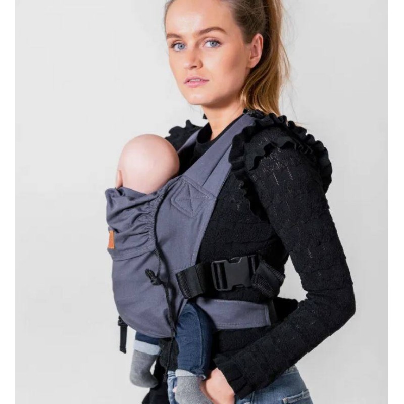 Mochila Ergonómica Bykay Click Carrier Classic Baby Stone Washed Mochila Ergonómica Bykay Click Carrier Classic Baby Stone Washed