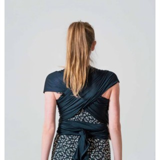 Portabebé Aqua Carrier con protección solar Black