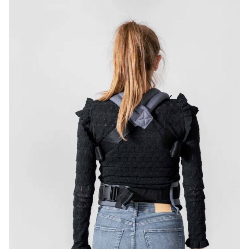 Mochila ergonómica Click Carrier Deluxe Steel Grey Mochila ergonómica Click Carrier Deluxe Steel Grey