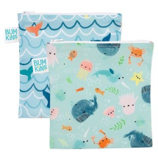 Bolsas Bumkins Snack pack 2 Ocean