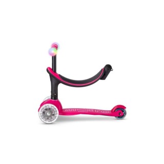Patinete 3 en 1 Micro Mini2Grow Deluxe Magic LED Rosa Patinete 3 en 1 Micro Mini2Grow Deluxe Magic LED Rosa