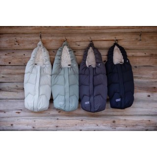 Saco para capazo y Grupo 0 Voksi MOVE Black Cream 0-18 meses