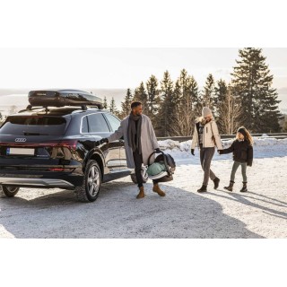 Saco para capazo y Grupo 0 Voksi MOVE Black Cream 0-18 meses