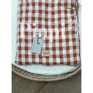 Saco para capazo con capucha Etna bambula La Giraffa Bianca e Blu Saco para capazo con capucha Etna bambula La Giraffa Bianca e Blu