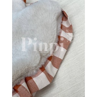 Toquilla volante teddy Etna La Giraffa Bianca e Blu